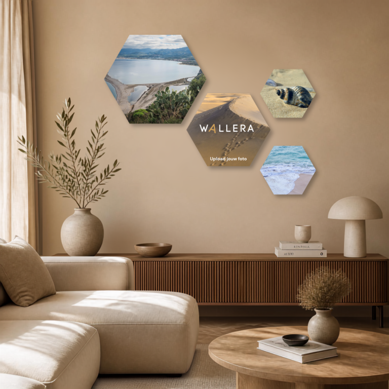hexagon woonkamer