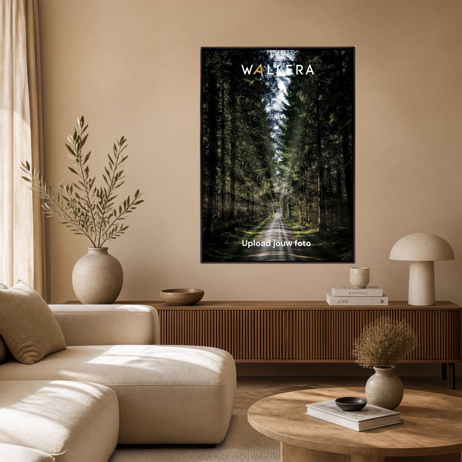 canvas met baklijst woonkamer canvas met baklijst woonkamer